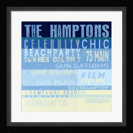 Framed Hamptons Print