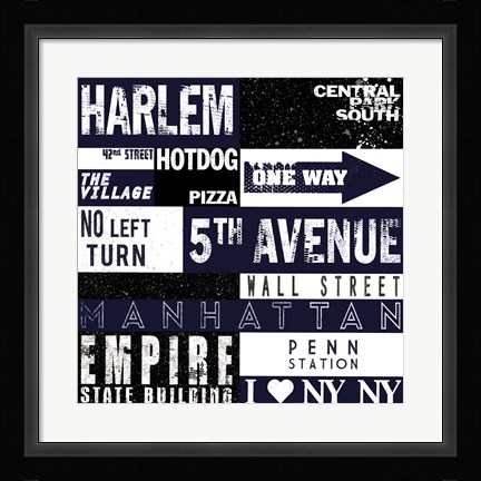 Framed New Your City Print