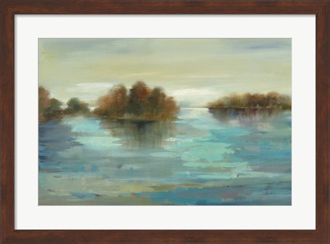 Framed Serenity on the River Print