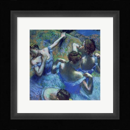 Framed Blue Dancers, c.1899 Print