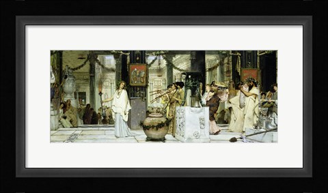 Framed Vintage Festival in Ancient Rome, 1871 Print