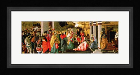 Framed Adoration of the Magi, c.1470 Print