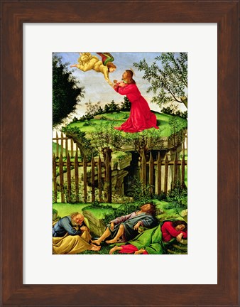 Framed Agony in the Garden, c.1500 Print