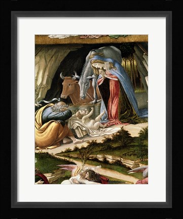 Framed Mystic Nativity, 1500 (detail 2) Print