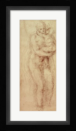 Framed Madonna and Child Print