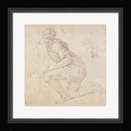 Framed Inv. 5211-75 Fawkener Recto Print