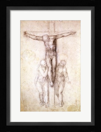 Framed Studies of hands and an arm Print