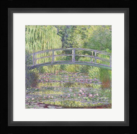 Framed Waterlily Pond: Green Harmony, 1899 Print