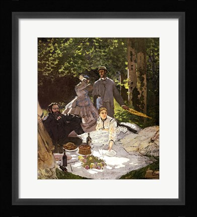 Framed Dejeuner sur l'Herbe, Chailly, 1865 Print