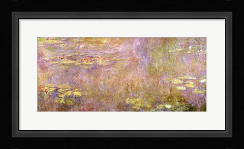 Framed Waterlilies, after 1916 Print