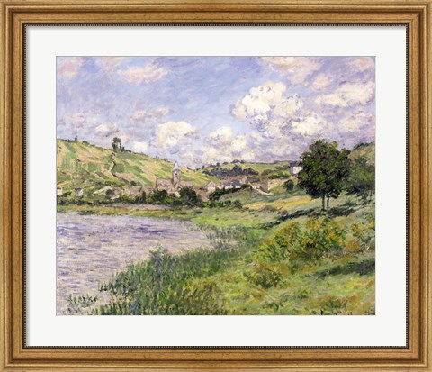 Framed Landscape, Vetheuil, 1879 Print