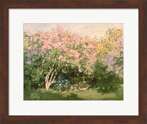 Framed Lilac in the Sun, 1873 Print