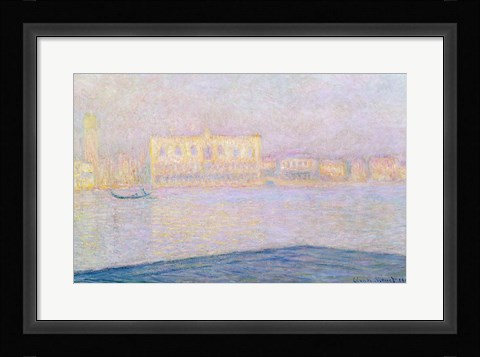Framed Ducal Palace from San Giorgio, 1908 Print