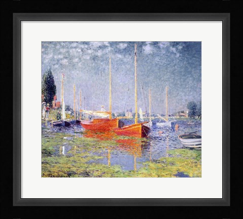 Framed Argenteuil, 1875 Print