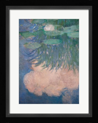Framed Waterlilies, detail, 1914-17 Print