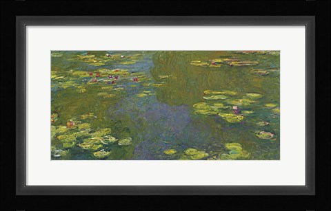 Framed Lily Pond Print