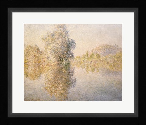 Framed Early Morning on the Seine at Giverny, 1893 Print