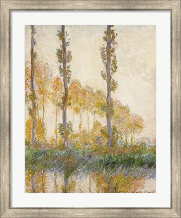 Framed Three Trees, Autumn, 1891 Print