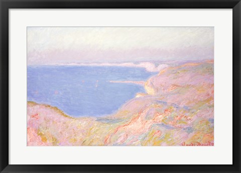 Framed On the Cliffs near Dieppe, Sunset, 1897 Print