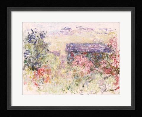 Framed House Through the Roses, c.1925-26 Print