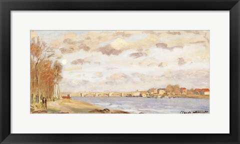 Framed Seine at Argenteuil, 1872 Print
