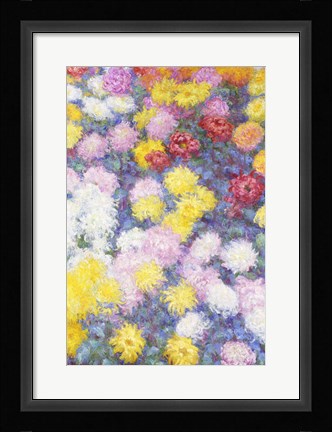 Framed Chrysanthemums, 1897 - vertical Print
