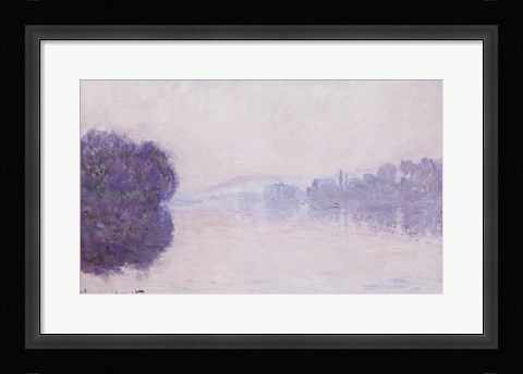 Framed Seine near Vernon, Morning Effect, c.1894 Print