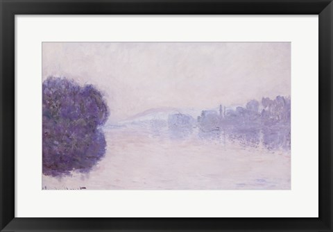 Framed Seine near Vernon, Morning Effect, c.1894 Print