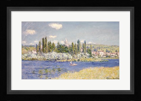 Framed Vetheuil, 1880 Print