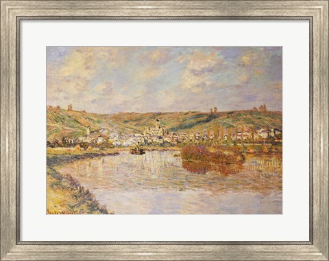 Framed End of the Afternoon, Vetheuil Print