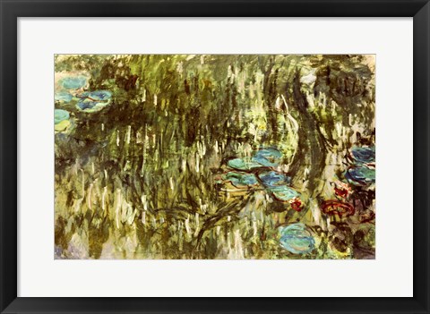 Framed Lily Pond, 1881 Print