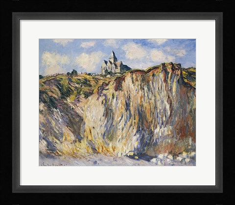 Framed Church at Varengeville, Morning, 1882 Print