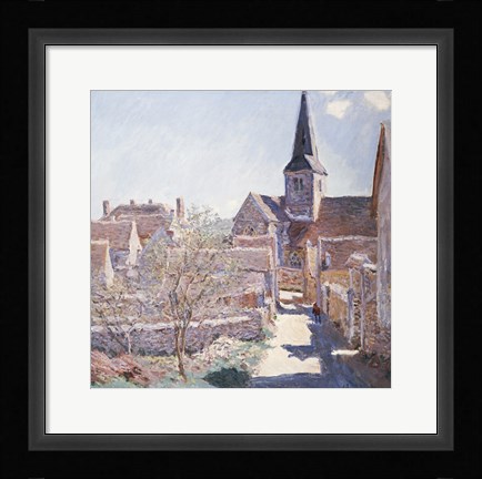 Framed Bennecourt, 1885 Print
