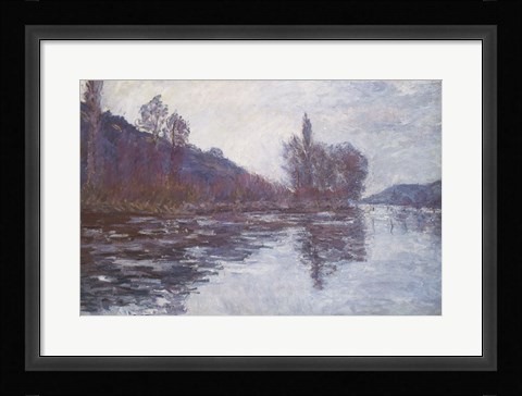Framed Seine near Giverny, 1894 Print