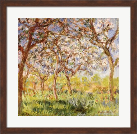 Framed Spring at Giverny Print