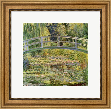 Framed Waterlily Pond, 1899 Print
