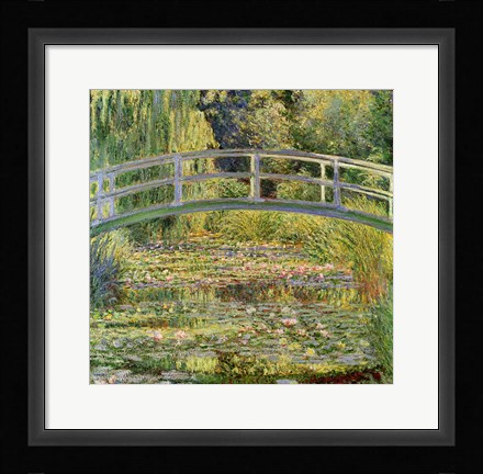 Framed Waterlily Pond, 1899 Print