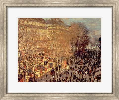 Framed Boulevard des Capucines, 1873 Print