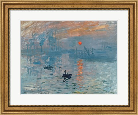 Framed Impression: Sunrise, 1872 Print