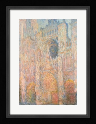 Framed Rouen Cathedral, 1891 Print