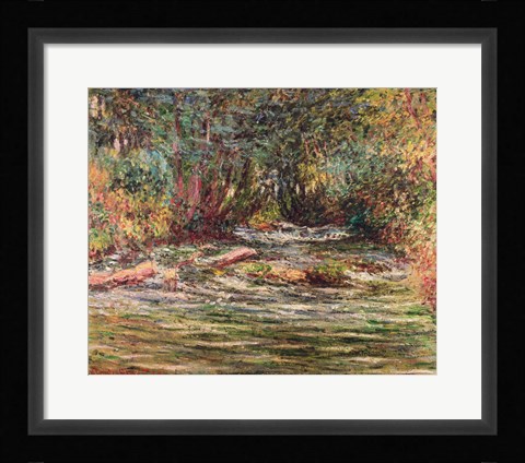 Framed River Epte at Giverny, 1884 Print