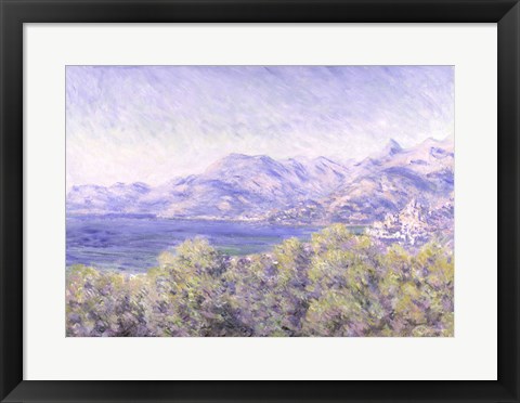 Framed View of Ventimiglia, 1884 Print