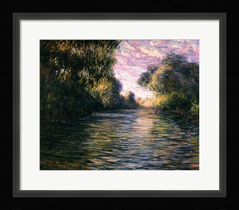 Framed Morning on the Seine, 1897 Print