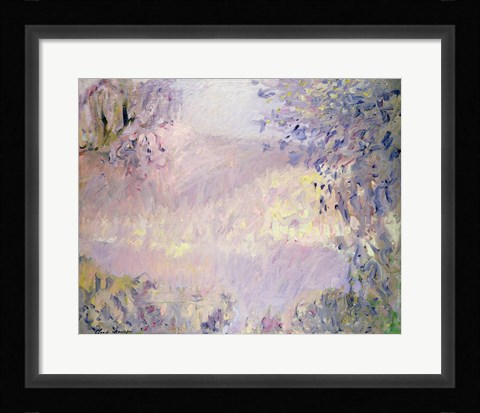 Framed Monte Carlo: view of Roquebrune, 1884 Print