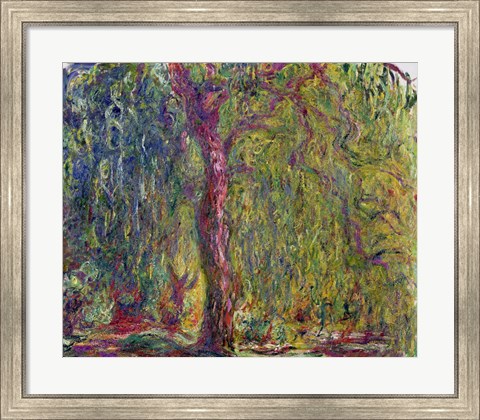 Framed Weeping Willow, 1918-19 Print