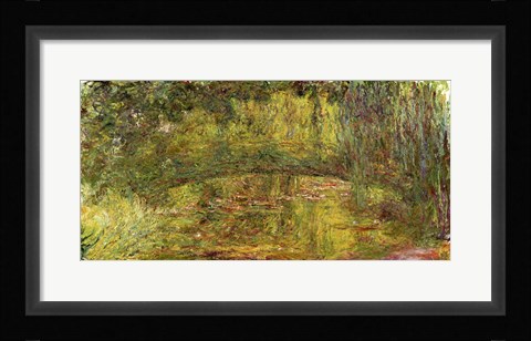 Framed Japanese Bridge, 1918 Print