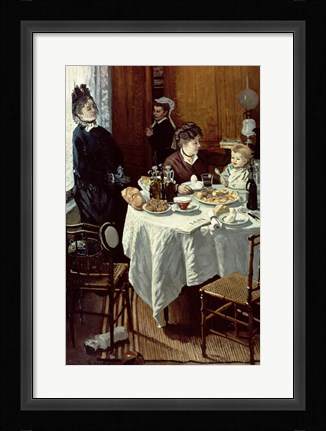 Framed Breakfast, 1868 Print