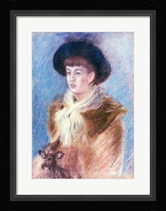 Framed Suzanne (1869-99) Print