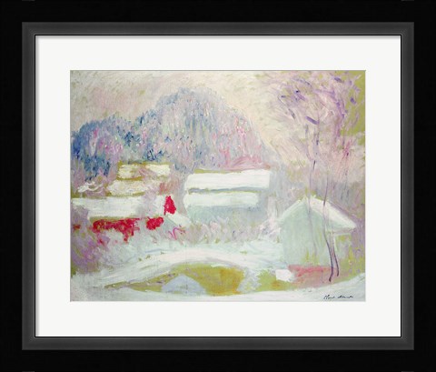 Framed Sandviken, Norway, 1895 Print