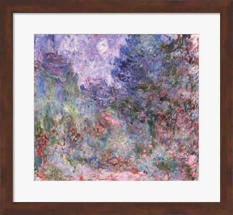 Framed House at Giverny Viewed from the Rose Garden, 1922-24 Print
